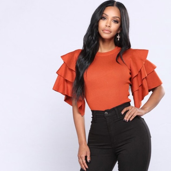 ruffle blouse - Picture 2 of 4